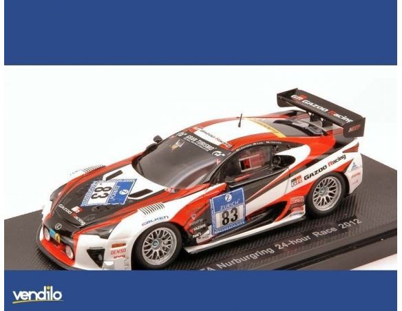 Ebbro EB44890 LEXUS LFA N.83 NURBURGRING 2012 KINOSHITA-LIDA-WAKISAKA 1:43 Modellino