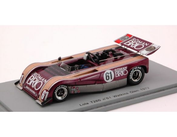 Spark Model S1135 LOLA T 260 N.61 W.GLEN 1972 1:43 Modellino