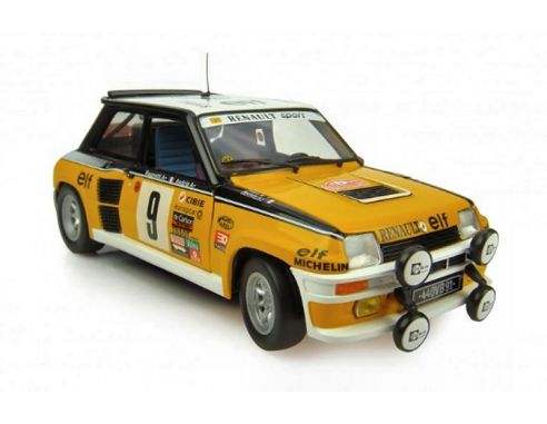 Universal Hobbies UH4530 RENAULT 5 TURBO N.9 WINNER M.CARLO 1981 J.RAGNOTTI 1:18 Modellino