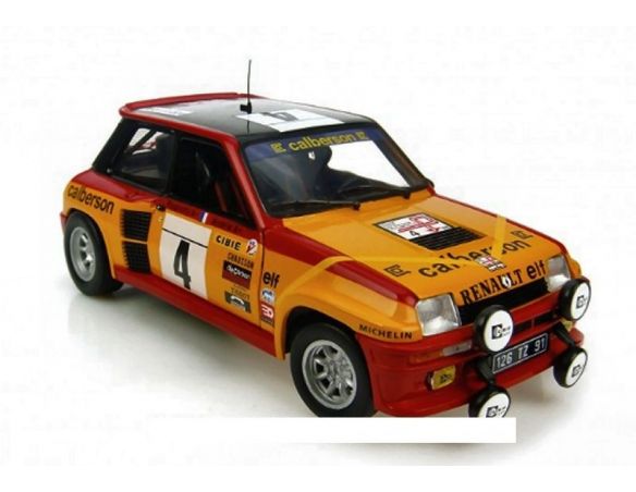 Universal Hobbies UH4533 RENAULT 5 TURBO N.4 CALBERSON TOUR DE FRANCE AUTO 1980 1:18 Modellino