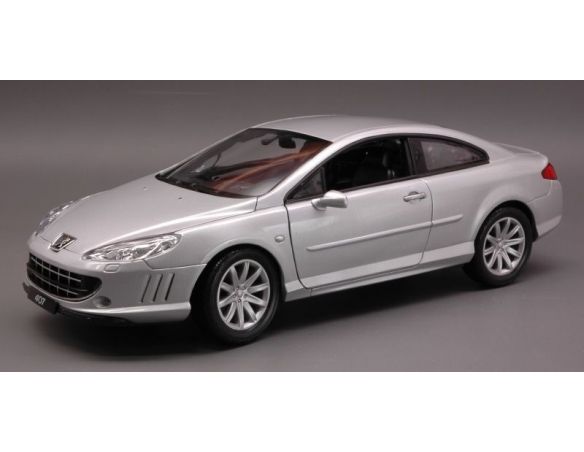 Welly WE12562 PEUGEOT 407 2004 SILVER 1:18 Auto Stradali