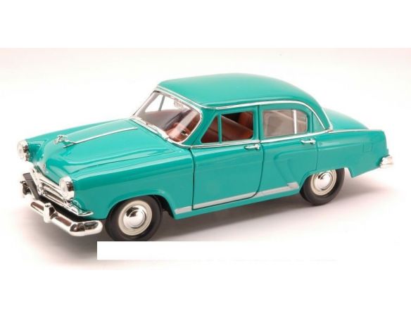 Yat Ming YM24210GR GAZ 21 (RUSSIAN CAR) 1957 GREEN 1:24 Modellino