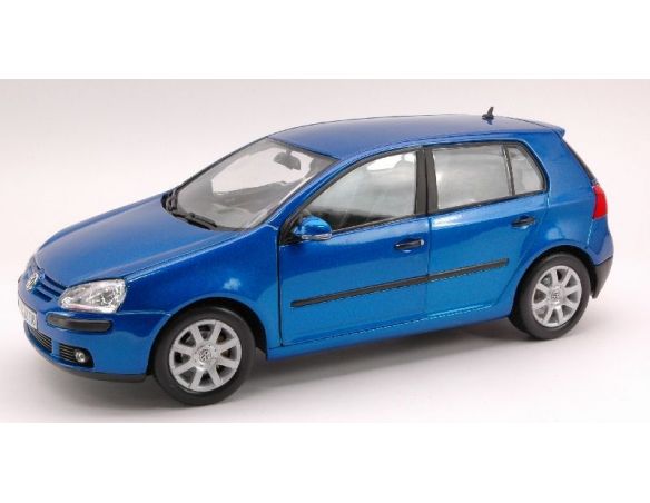 Welly WE2548BL VW GOLF V 2004 BLUE 1:18 Modellino