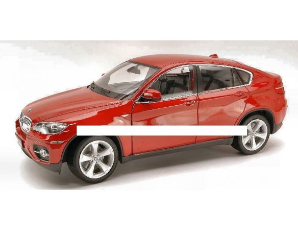 Welly WE2506 BMW X 6 2008 RED 1:18 Modellino