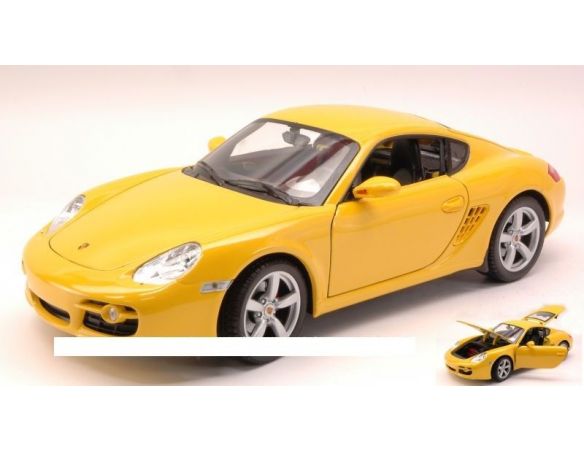 Welly WE0307 PORSCHE CAYMAN S 2005 YELLOW 1:18 Modellino