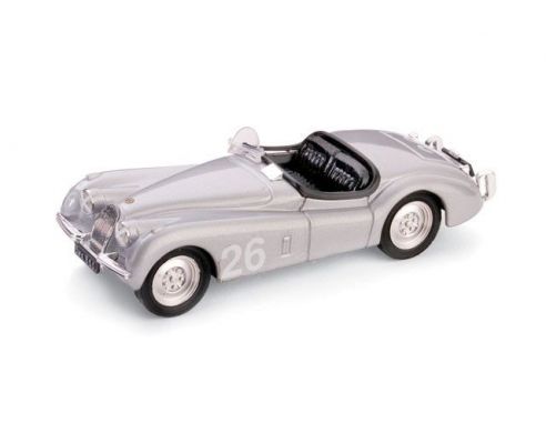 Brumm BM0101B JAGUAR XK 120 ROADSTER APERTA N.26 SILVERSTONE 1951 S.MOSS 1:43 Modellino
