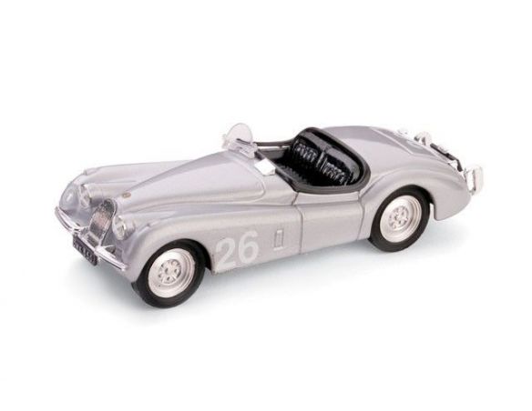 Brumm BM0101B JAGUAR XK 120 ROADSTER APERTA N.26 SILVERSTONE 1951 S.MOSS 1:43 Modellino