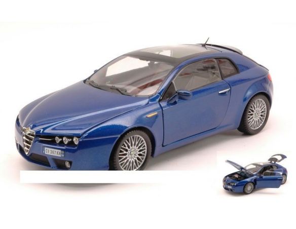 Cararama Motorama CA9241BL ALFA ROMEO BRERA 2006 BLUE 1:24 Modellino