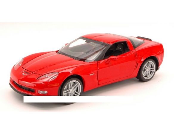 Welly WE0243 CHEVROLET CORVETTE Z06 2006 RED 1:24 Modellino