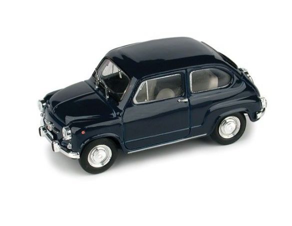 Brumm BM0349-05 FIAT 600 D FANALONE 1965 BLEU SCURO 1:43 Modellino