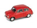 Brumm BM0349-07 FIAT 600 D FANALONE 1965 ROSSO MEDIO UPD 1:43 Modellino