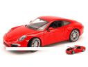 Welly WE0211 PORSCHE 911 CARRERA S (991) 2012 RED 1:24 Modellino