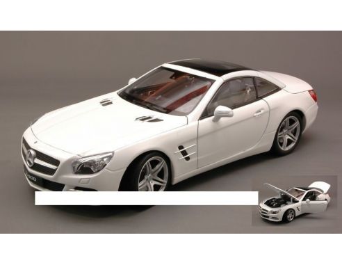 Welly WE18046H-WE MERCEDES SL500 (R231) HARD TOP 2012 WHITE 1:18 Modellino