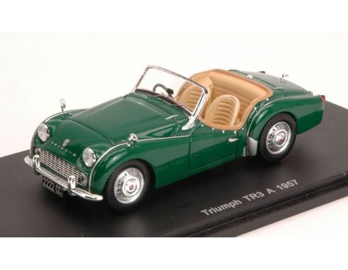 Spark Model S0517 TRIUMPH TR3 A 1957 RACING GREEN 1:43 Modellino