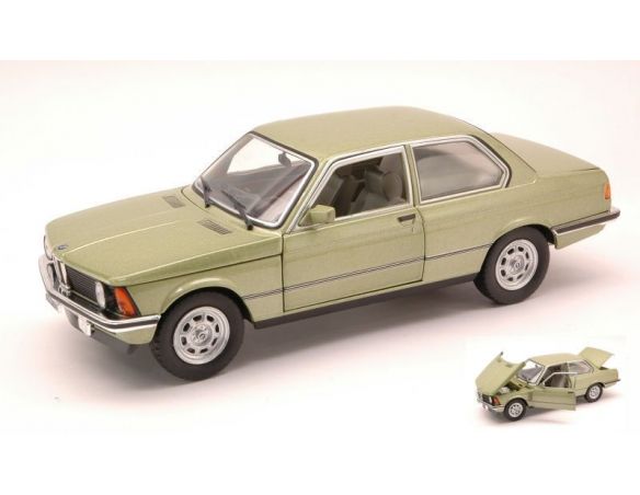 White Box WB124015 BMW 318 (E21) 1981 LIGHT GREEN METALLIC 1:24 Modellino