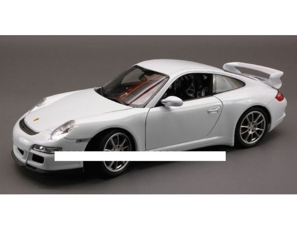 Welly WE2333 PORSCHE 911 GTR 3 WHITE 1:18 Modellino