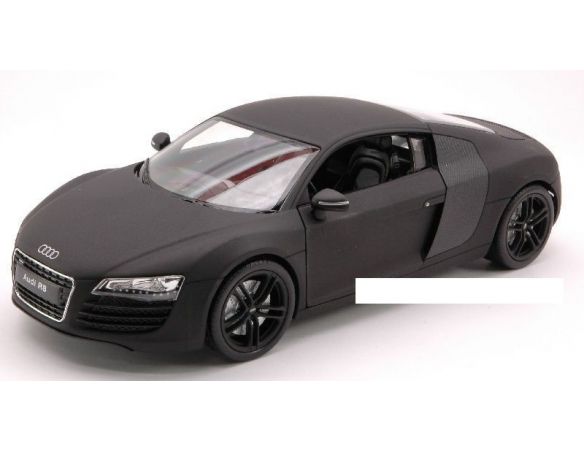 Welly WE2348 AUDI R 8 2007 MATT BLACK 1:24 Modellino