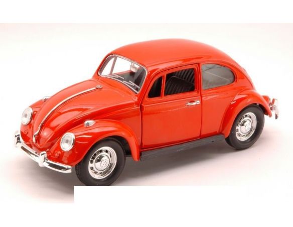 Yat Ming YM24202OR VW BEETLE 1967 ORANGE 1:24 Modellino