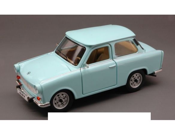 Yat Ming YM24216LB TRABANT 601 1963 LIGHT BLUE 1:24 Modellino