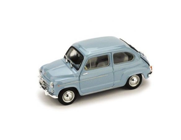 Brumm BM0316-08 FIAT 600 D BERLINA 1960 AZZURRO CENERE 1:43 Modellino