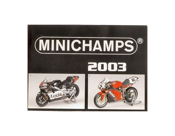 Minichamps PMCAT2003 CATALOGO MINICHAMPS 2003 EDITION 1 PAG.187 Modellino