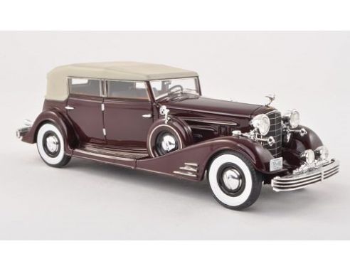Neo Scale Models NEO45765 CADILLAC FLEETWOOD ALLWEATHER PHAETON 1933 BROWN 1:43 Auto d'Epoca