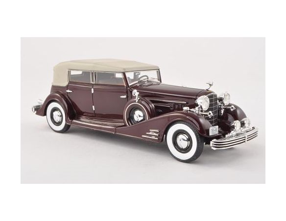 Neo Scale Models NEO45765 CADILLAC FLEETWOOD ALLWEATHER PHAETON 1933 BROWN 1:43 Auto d'Epoca