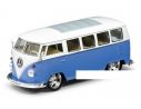 Welly WE1657 VOLKSWAGEN VW T1 BUS 1962 BLUE/WHITE 1:18 Modellino
