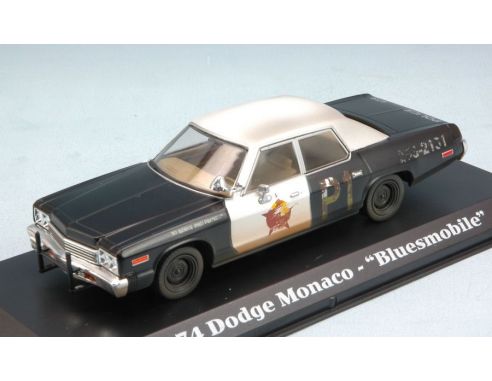 Greenlight GREEN86421 DODGE MONACO 1974 BLUES BROTHERS 1980 1:43 Modellino
