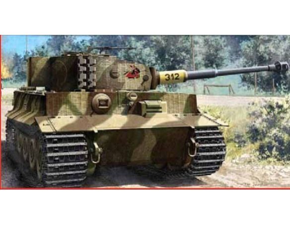 Accademy ACD13314 TIGER I LATE VERSION (INCLUDE FOTOINCISIONI) KIT 1:35 Modellino