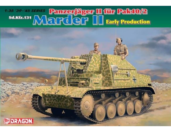Dragon D6769 PANZERJAGER II FUR PAK 40/2 MARDER II EARLY PRODUCTION KIT 1:35 Modellino