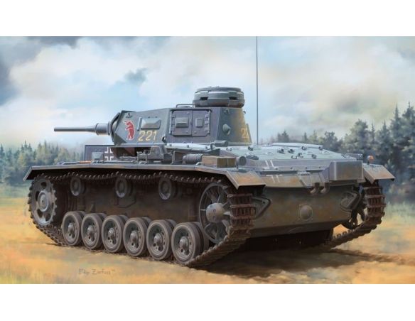 Dragon D6775 TAUCHPANZER III (T) AUSF.H KIT 1:35 Modellino