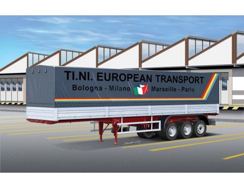 Italeri IT3908 CLASSIC CANVAS TRAILER KIT 1:24 Modellino