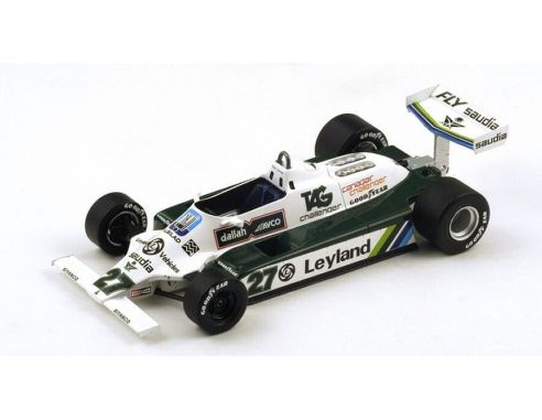 Spark Model S18117 WILLIAMS FW07B A.JONES 1980 N.27 WORLD CHAMPION 1:18 Modellino