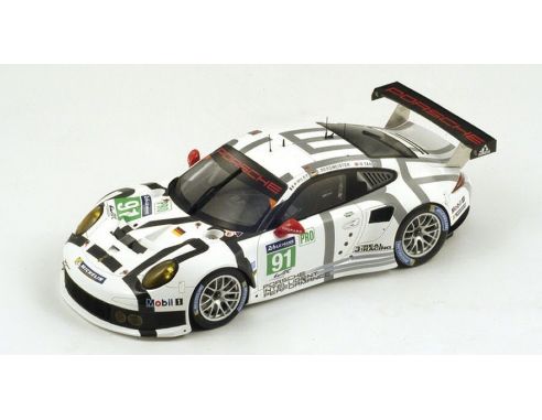 Spark Model S18147 PORSCHE 911 RSR N.91 36th LM 2014 PILET-BERGMEISTER-TANDY 1:18 Modellino