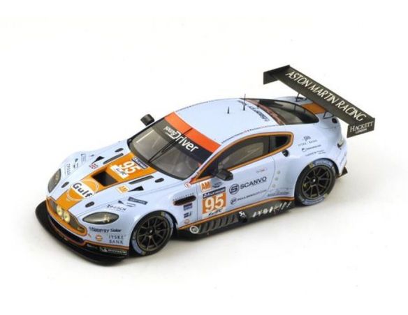 Spark Model S18152 ASTON MARTIN VANTAGE V8 N.95 19th LM 2014 POULSEN-HANSSON-THIIM 1:18 Modellino