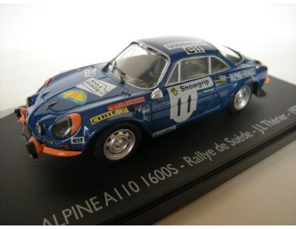 Eligor 101249 ALPINE A110 1600S RALLY DE SUEDE '73 Modellino