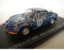Eligor 101249 ALPINE A110 1600S RALLY DE SUEDE '73 Modellino