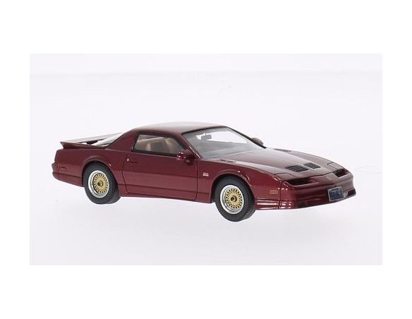 Neo Scale Models NEO46023 PONTIAC FIREBIRD TRANS AM GTA COUPE' 1988 METALLIC DARK RED 1:43 Modellino