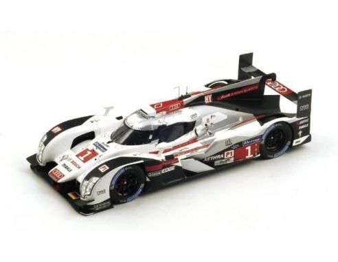Spark Model S18142 AUDI R18 N.1 2nd LM 2014 KRISTENSEN-GENE'-DI GRASSI 1:18 Modellino