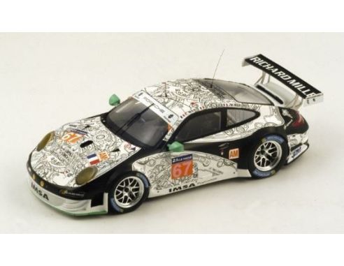 Spark Model S18149 PORSCHE 911 GT3 RSR (997) N.67 34th LM 2014 MARIS-MERLIN-HELARY 1:18 Modellino