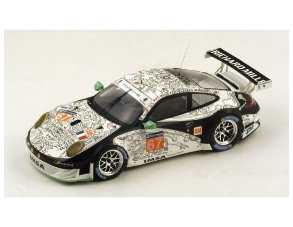 Spark Model S18149 PORSCHE 911 GT3 RSR (997) N.67 34th LM 2014 MARIS-MERLIN-HELARY 1:18 Modellino