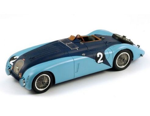 Spark Model S18LM37 BUGATTI 57G N.2 WINNER LM 1937 J.P.WIMILLE-R.BENOIST 1:18 Modellino