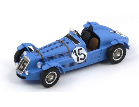 Spark Model S2730 DELAGE D6 N.15 2nd LM 1949 H.LOUVEAU-J.JOVER 1:43 Modellino