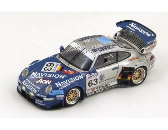 Spark Model S4182 PORSCHE 911 GT2 N.63 26th LM 1999 HAUPT-ROBINSON-PRICE 1:43 Modellino