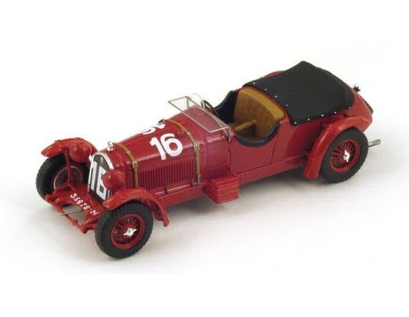 Spark Model S43LM31 ALFA ROMEO 8C N.16 WINNER LM 1931 LORD HOWE-H.BIRKIN 1:43 Modellino