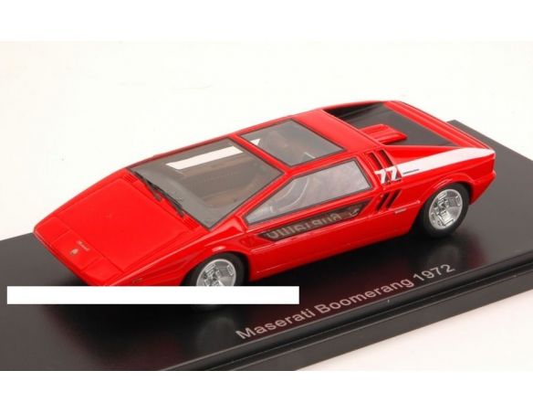 Neo Scale Models NEO44580 MASERATI BOOMERANG 1972 RED 1:43 Modellino