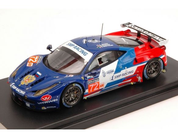 Looksmart LSLM14 FERRARI 458 ITALIA N.72 DNF LM 2014 BERTOLINI-SHAITAR-BASOV 1:43 Modellino