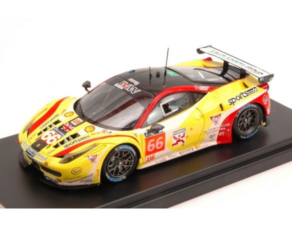 Looksmart LSLM10 FERRARI 458 ITALIA N.66 27th LM 2014 AL-FAISAL-NEIMAN-PUMPELLY 1:43 Modellino