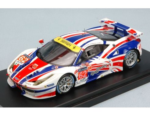 Looksmart LSLM07 FERRARI 458 ITALIA N.62 38th LM 2014 BACHELIER-BLANK-MOLLEGOL 1:43 Modellino